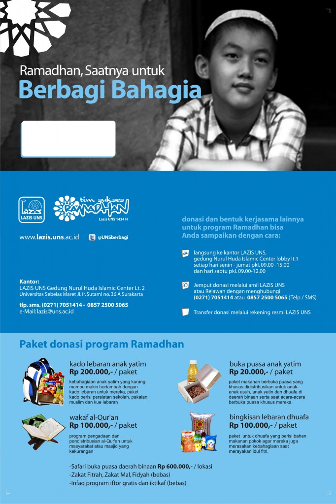 Program Donasi Ramadhan LAZIS UNS