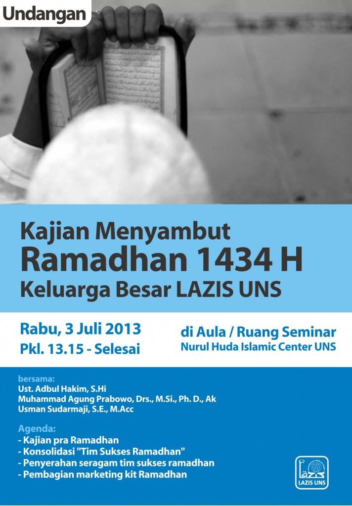 Kajian Pra Ramadhan Keluarga Besar LAZIS UNS
